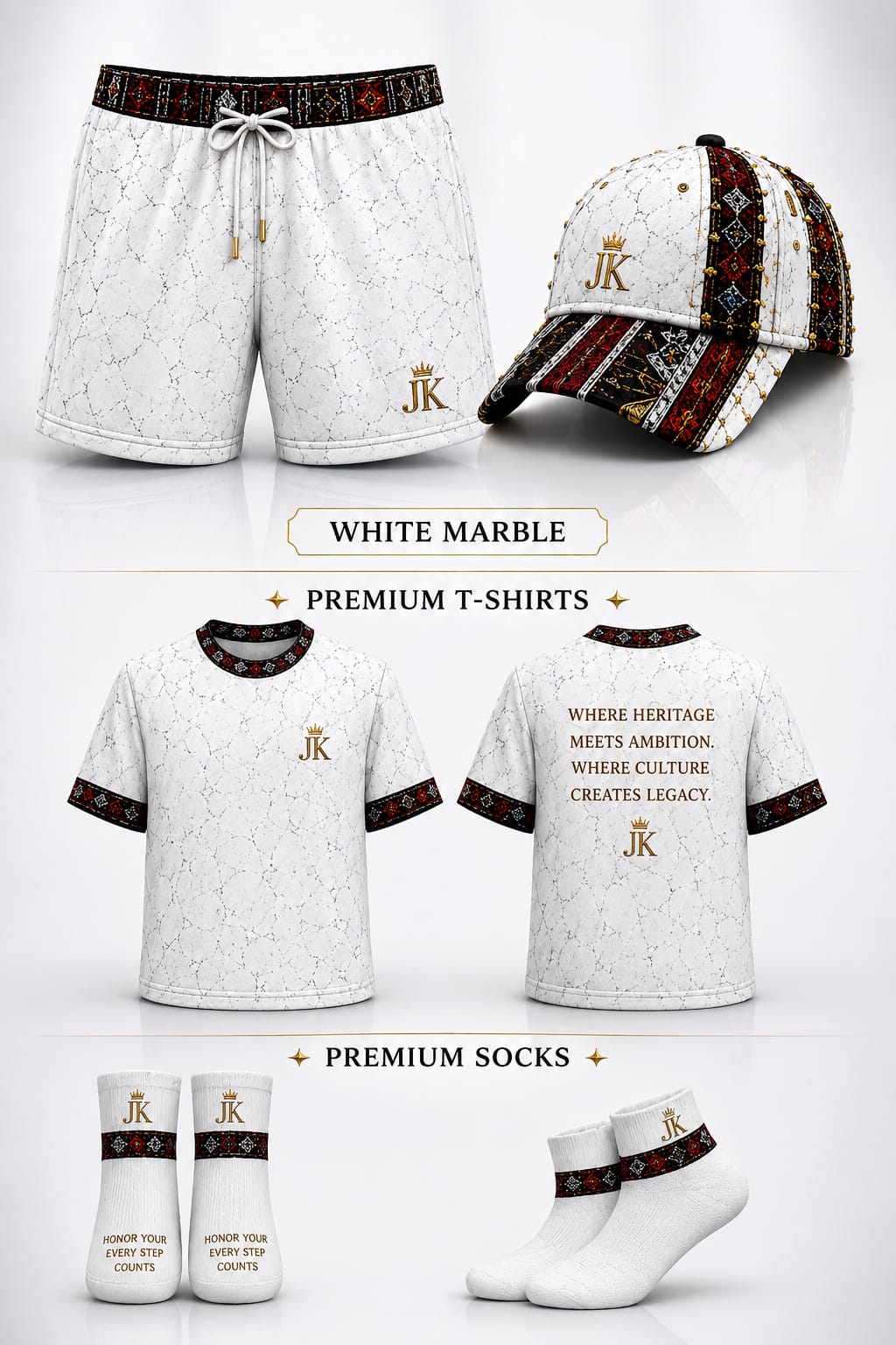 JK Heritage White Marble Collection